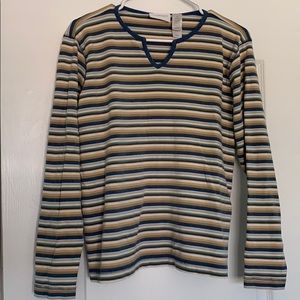 Liz Claiborne long sleeve striped